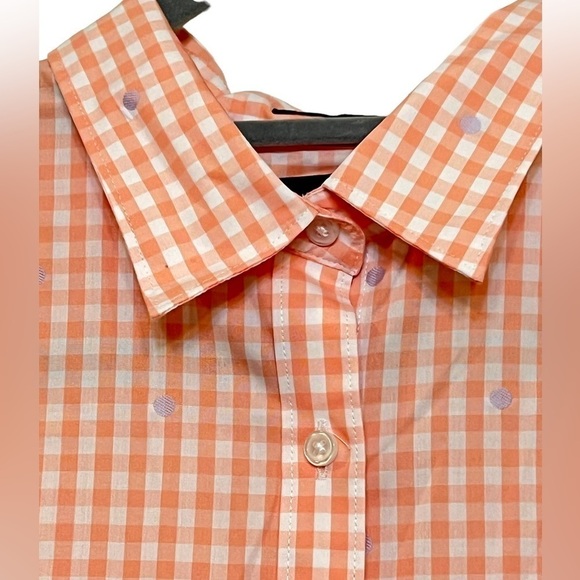 Lands End Button Up Supima Shirt size 12 - Picture 3 of 9